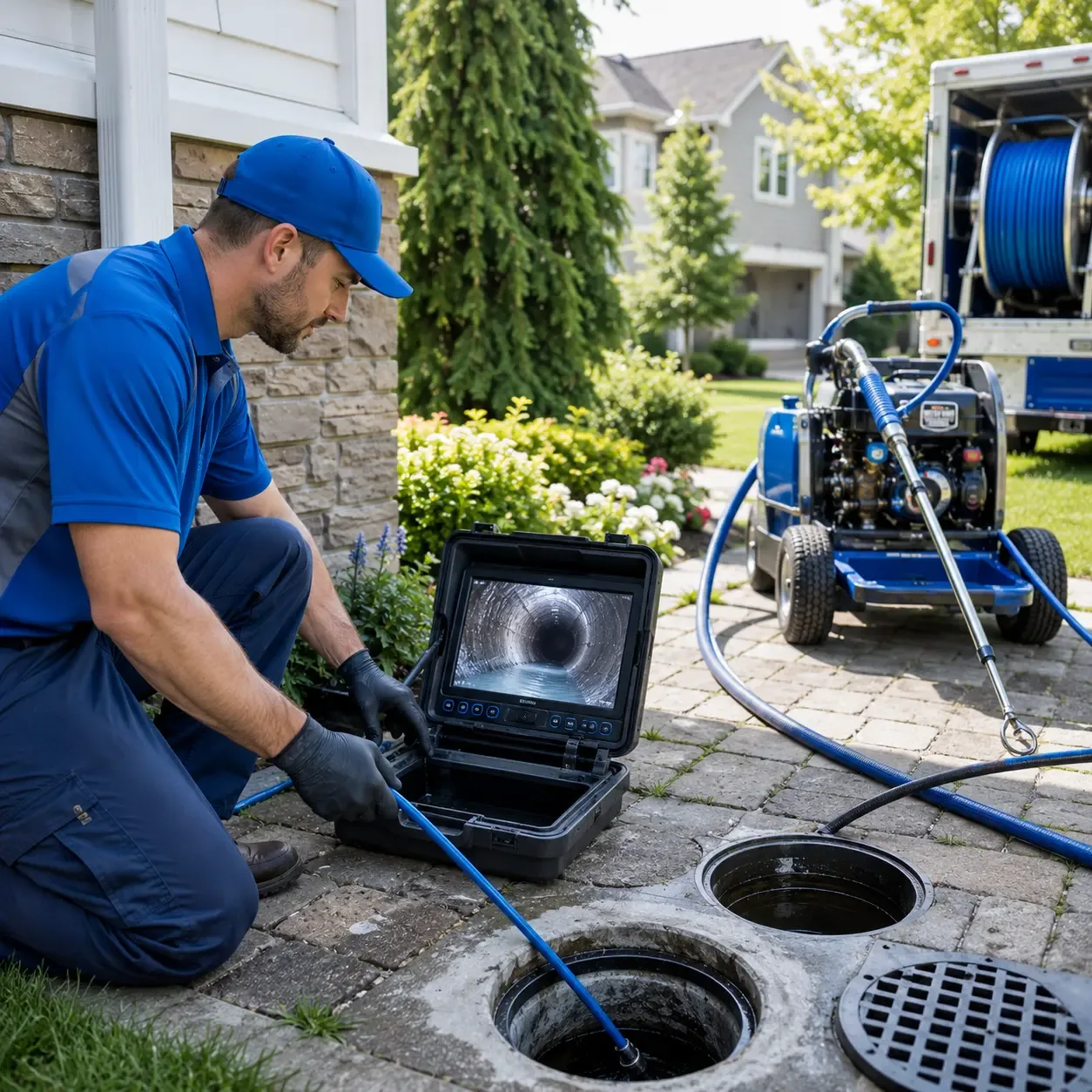 Outdoor drain cleaning professionals serving North Liberty, IN